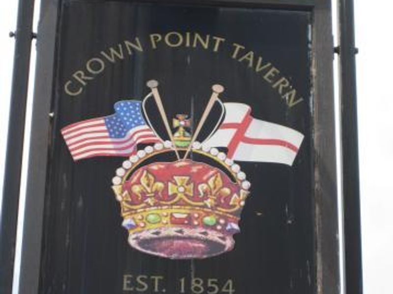 Crown Point pub sign. (Sign). Published on 27-12-2013 