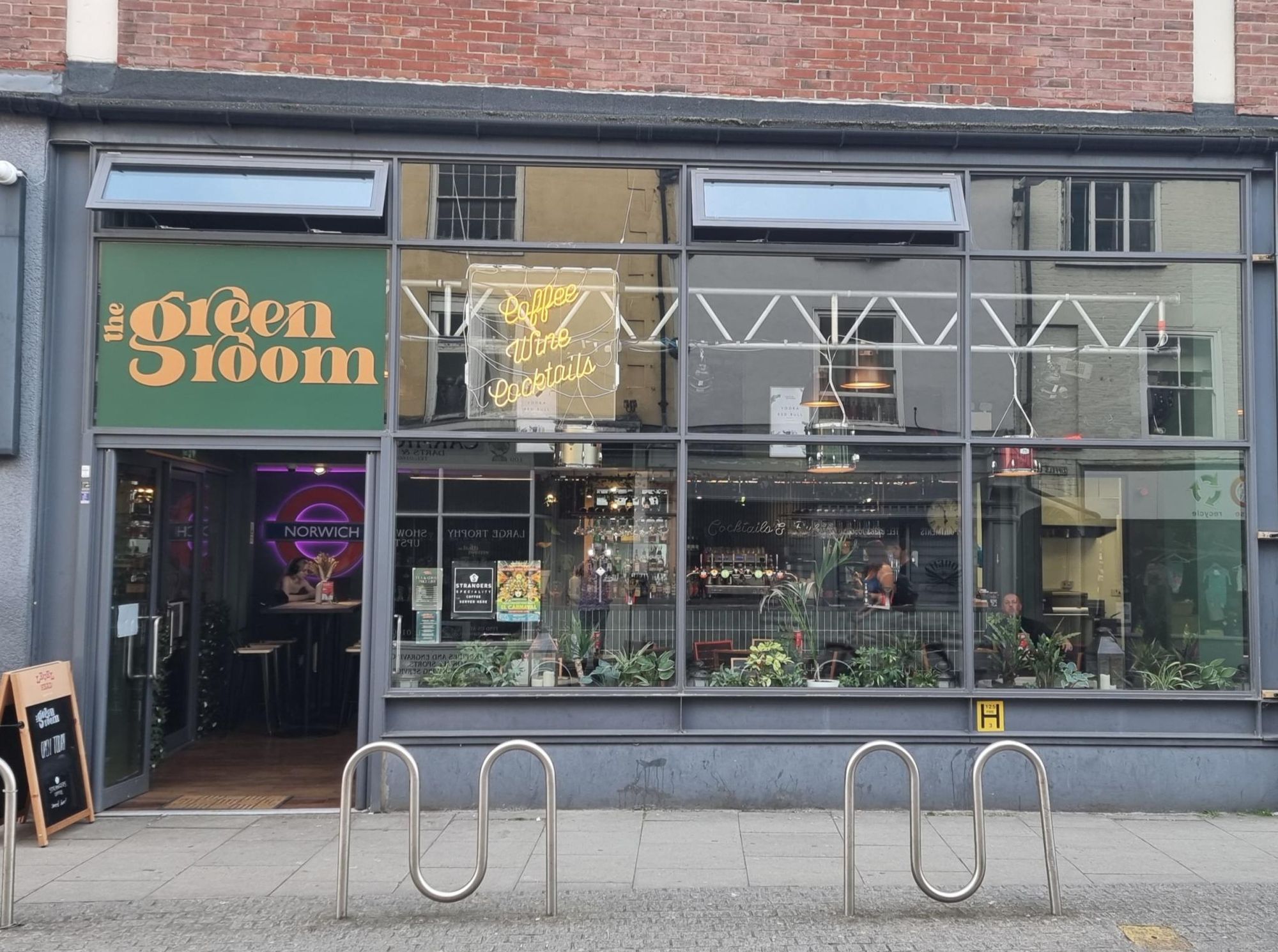Green Room, Norwich. (Pub, External, Key). Published on 01-05-2024
