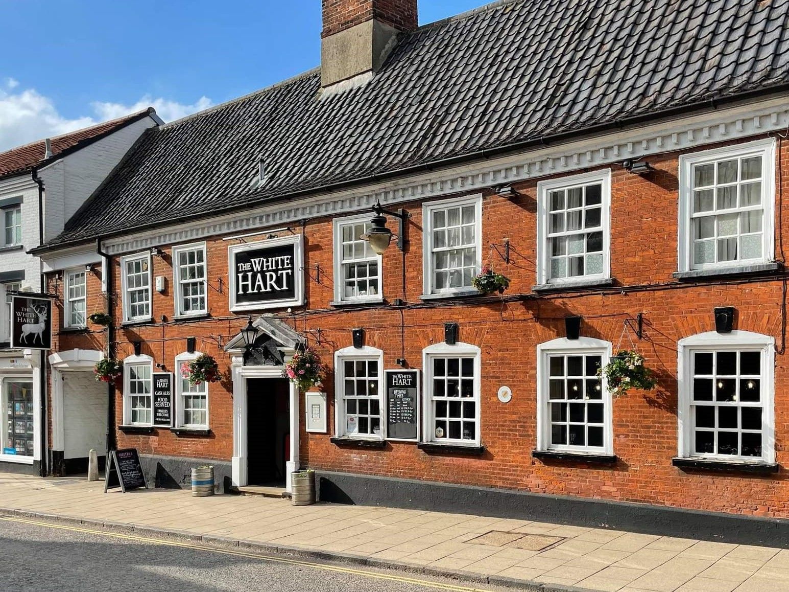 White Hart at Wymondham. (Pub, External, Key). Published on 01-06-2021