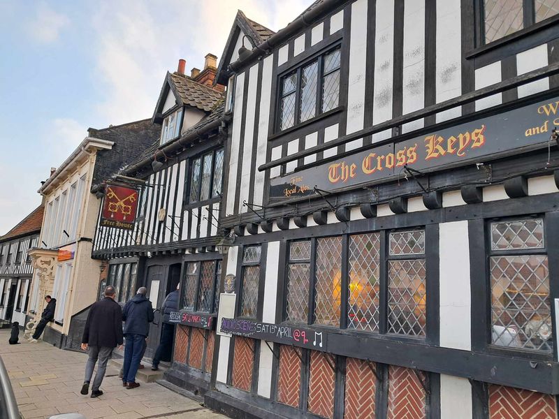 Cross Keys at Wymondham. (Pub, External, Key). Published on 01-03-2024