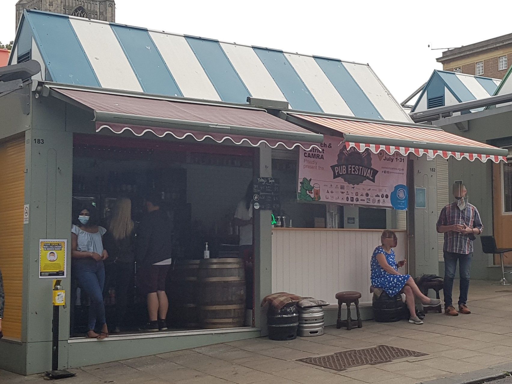 Sir Toby's, Norwich Market. (Pub, External, Bar). Published on 01-07-2021