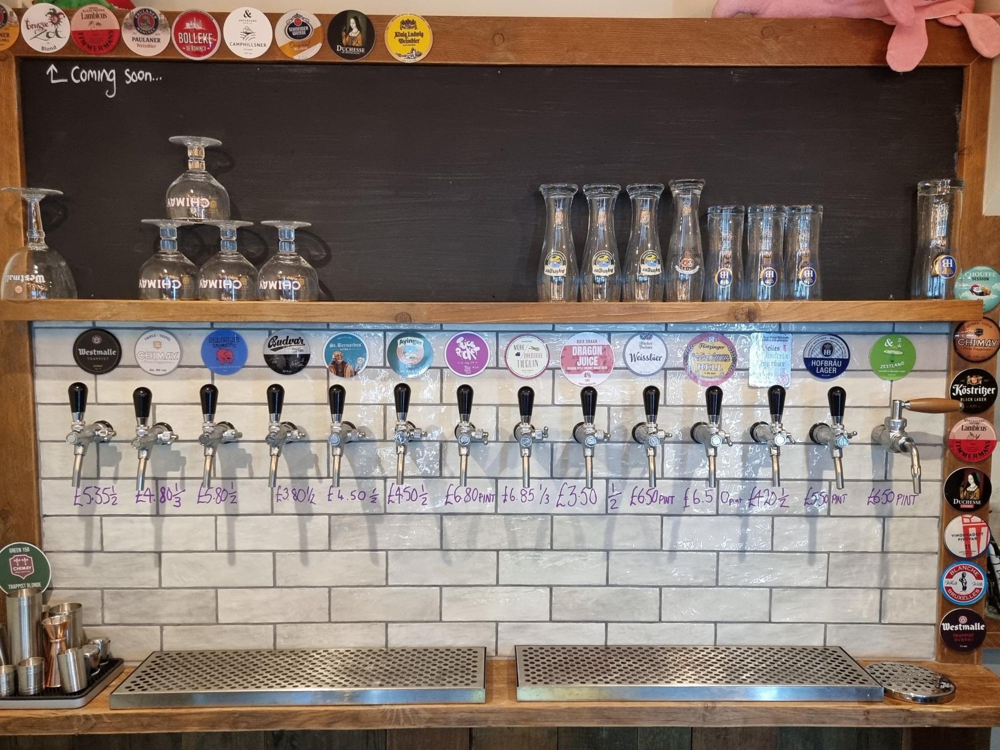 Keg lineup. (Bar). Published on 01-05-2024