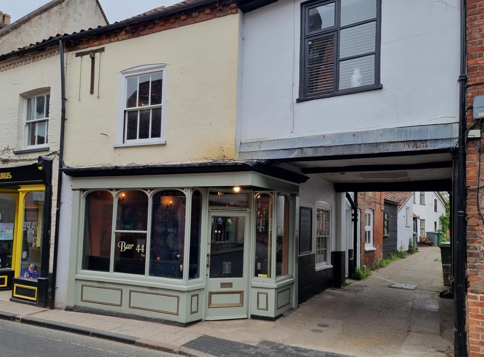Bar 44 at Aylsham. (Pub, External, Key). Published on 01-05-2025