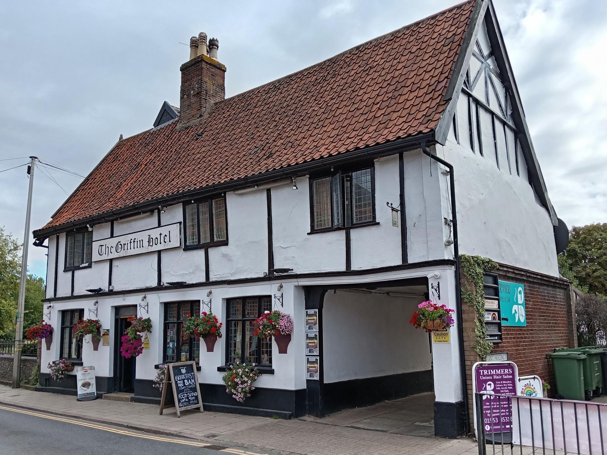 Griffin Hotel, Attleborough. (Pub, External, Key). Published on 01-09-2025