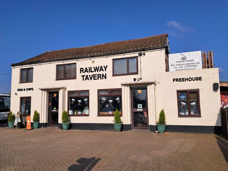 Railway Tavern at Dereham. (Pub, External, Key). Published on 01-03-2024