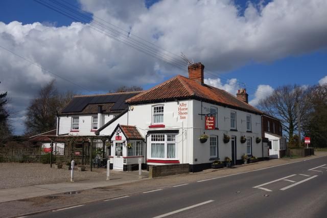 Alby Horseshoes Inn. (Pub, External, Key). Published on 01-01-1970