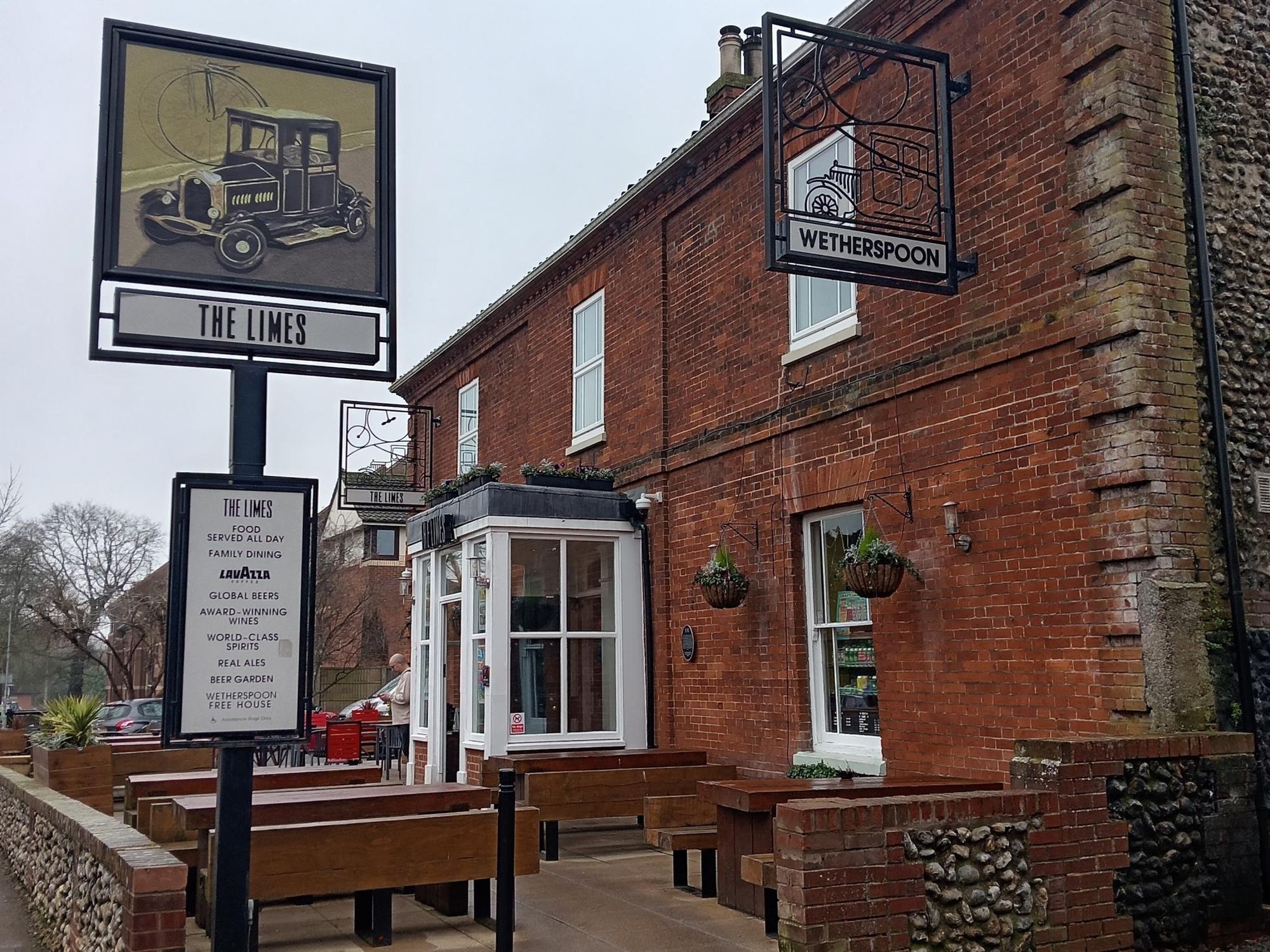 The Limes at Fakenham. (Pub, External, Key). Published on 01-02-2026