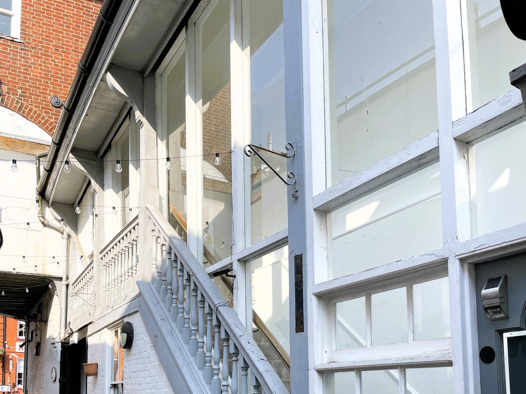Rear of the Crown showing an old external stair case. Most likel. (External). Published on 01-08-2024