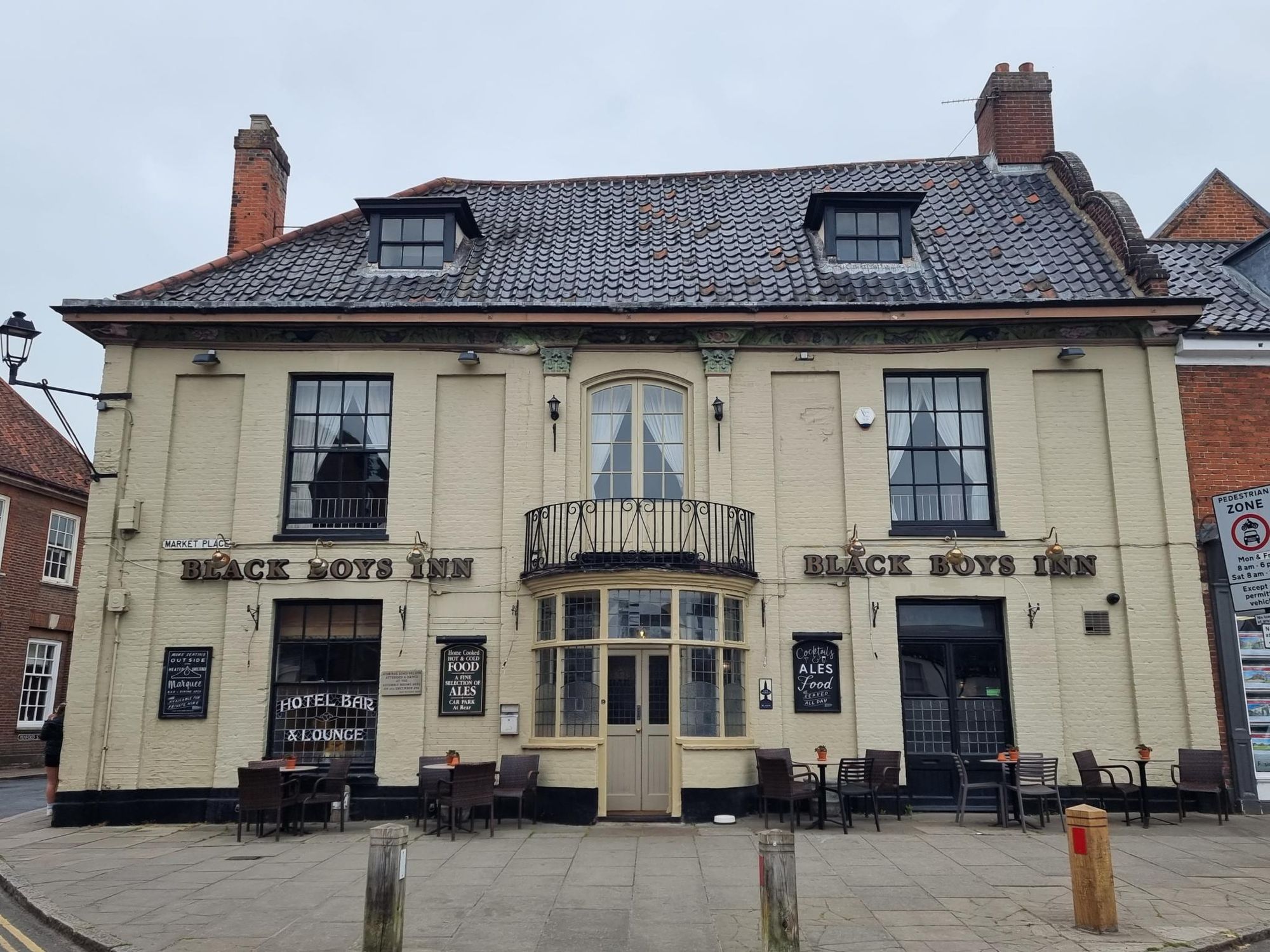 Black Boys at Aylsham. (Pub, External, Key). Published on 01-05-2025
