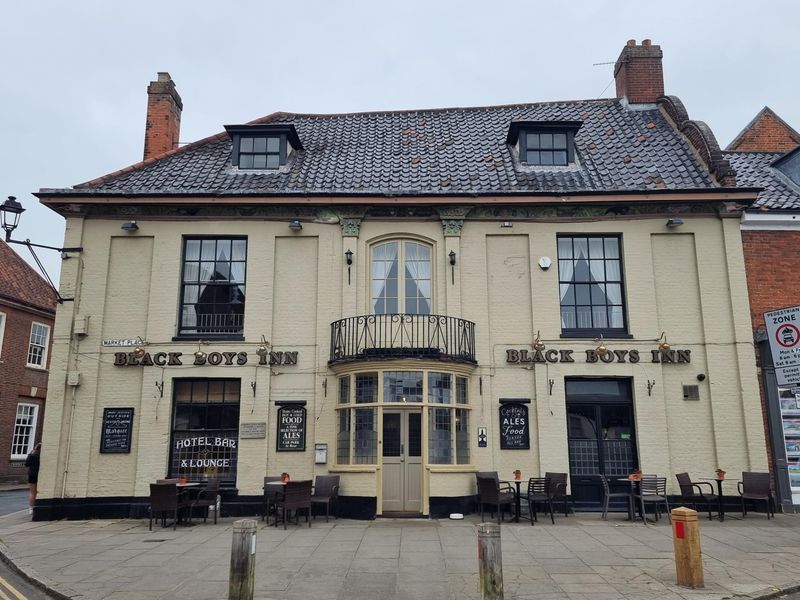 Black Boys at Aylsham. (Pub, External, Key). Published on 01-05-2025