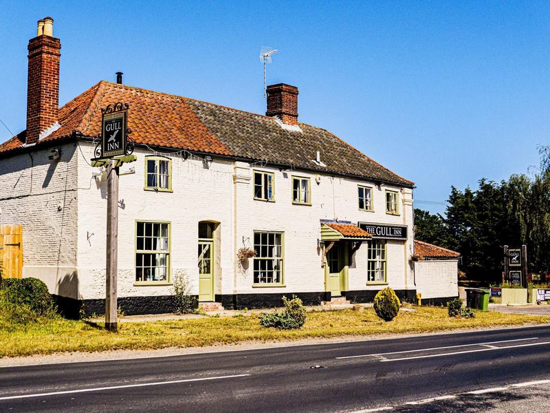 Gull Inn, Framingham Pigot. (Pub, External, Key). Published on 01-05-2020