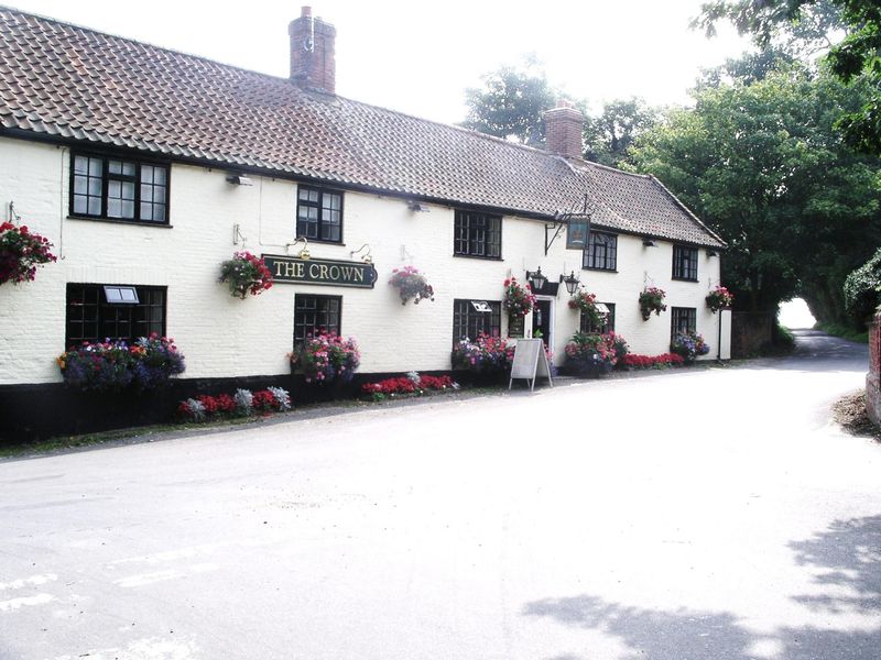 Crown at Banningham. (Pub, External, Key). Published on 01-04-2021