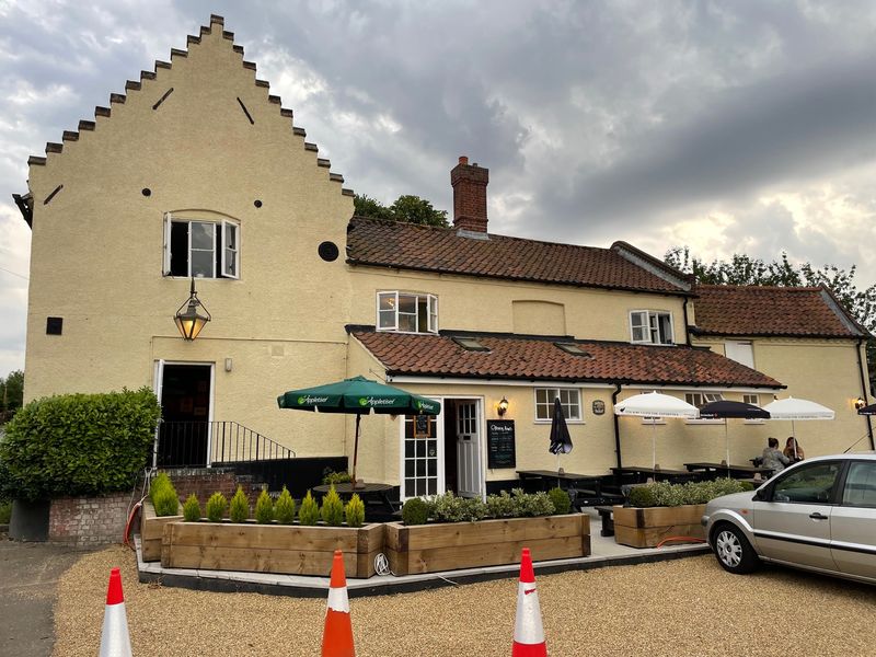 Dog at Horsford. (Pub, External, Key). Published on 01-07-2022