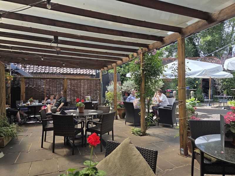 Rear patio garden. (Restaurant, Garden). Published on 01-07-2026 