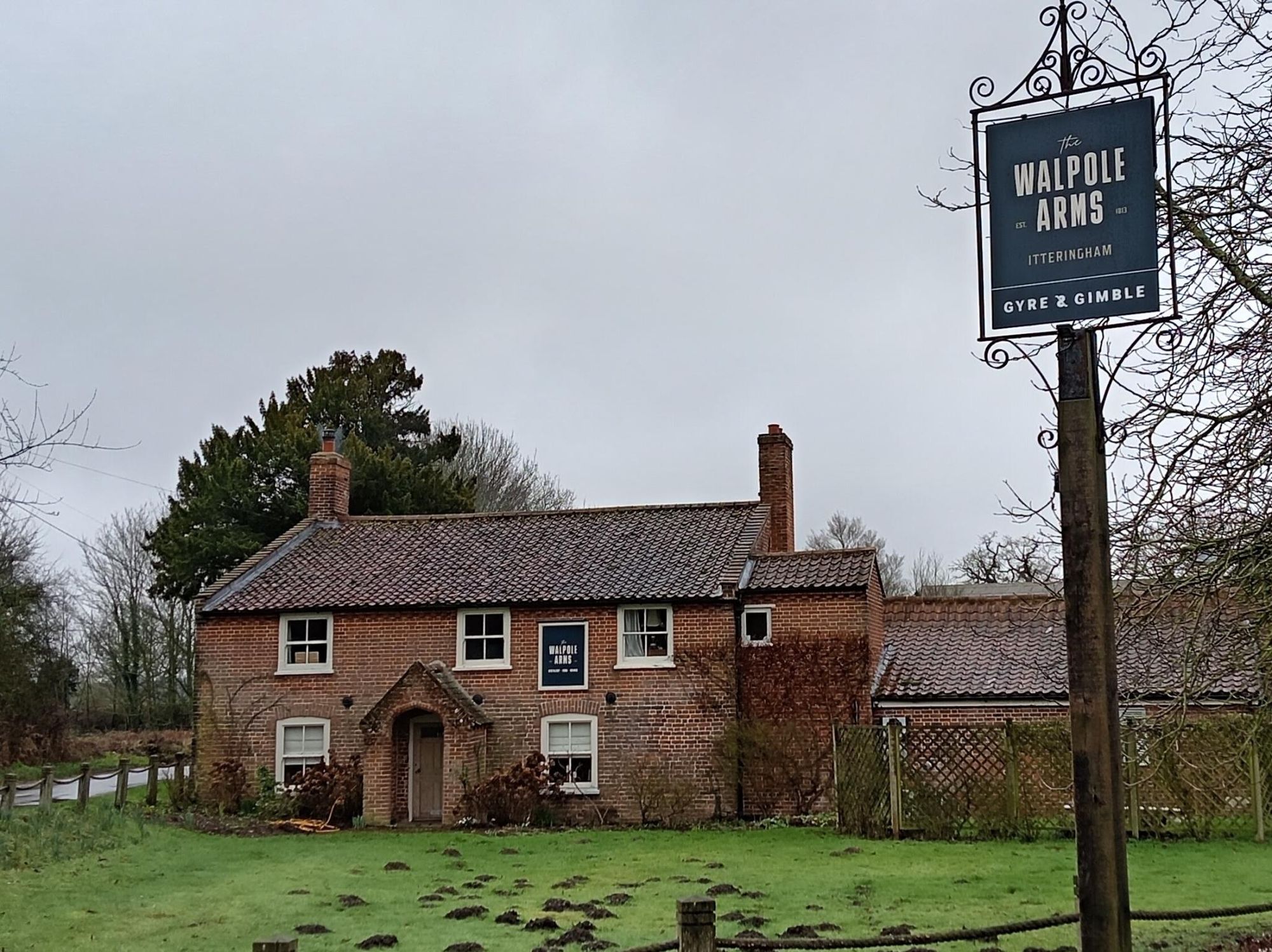 Walpole Arms at Iteringham. (Pub, External, Key). Published on 01-02-2026