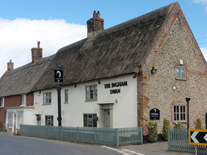 Swan Inn at Ingham. (Pub, External, Key). Published on 01-05-2024 