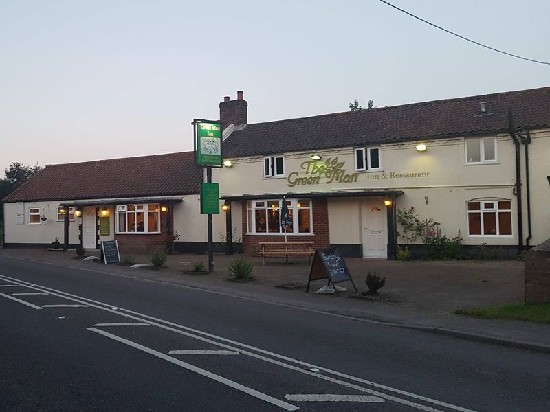 Green Man at Little Snoring. (Pub, External, Key). Published on 01-07-2021