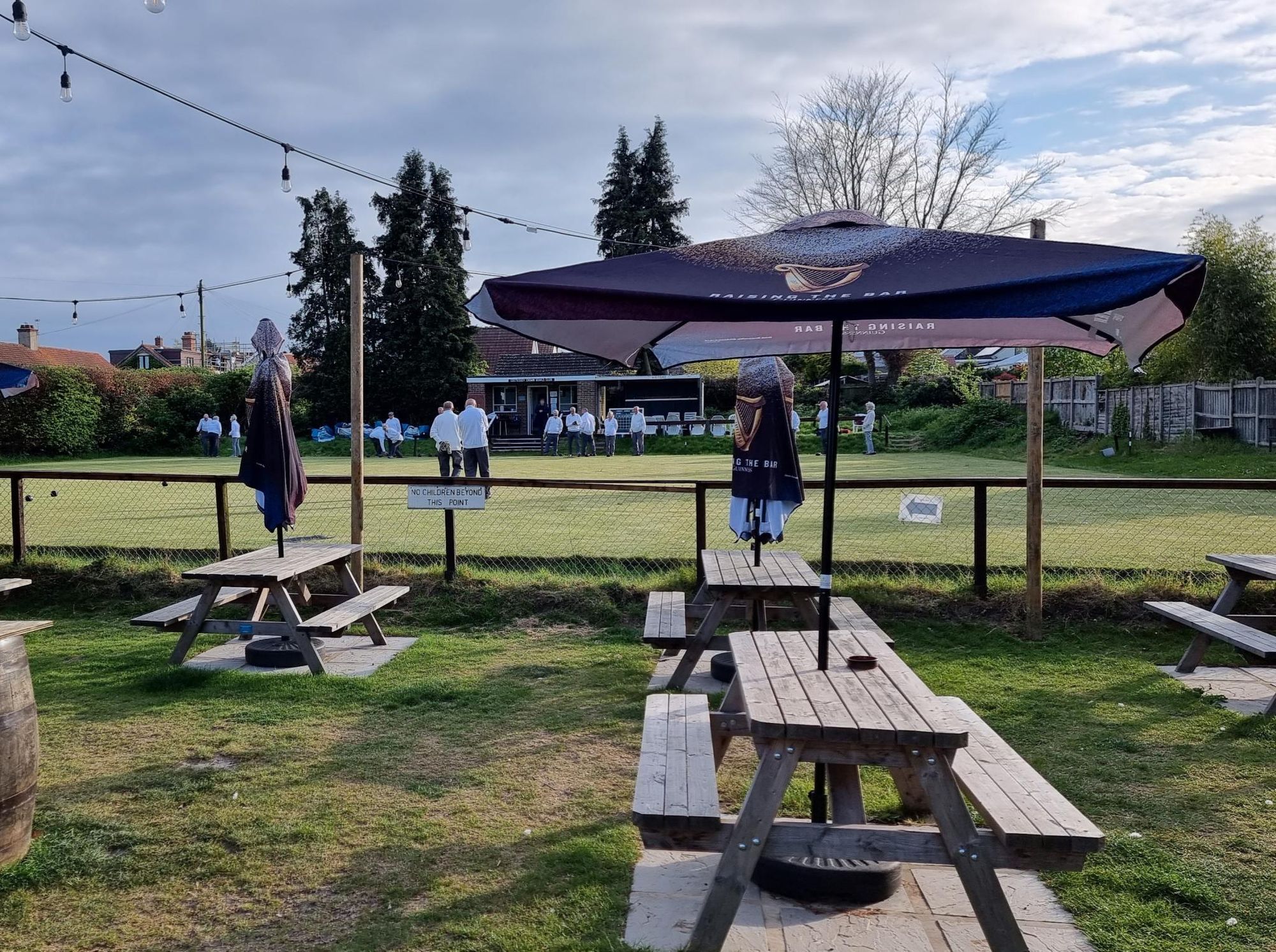 Crown at Costessey, bowling green. (Garden). Published on 01-07-2022
