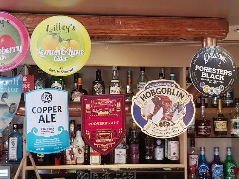 Rackheath Sole & Heel beers. (Bar). Published on 01-10-2019