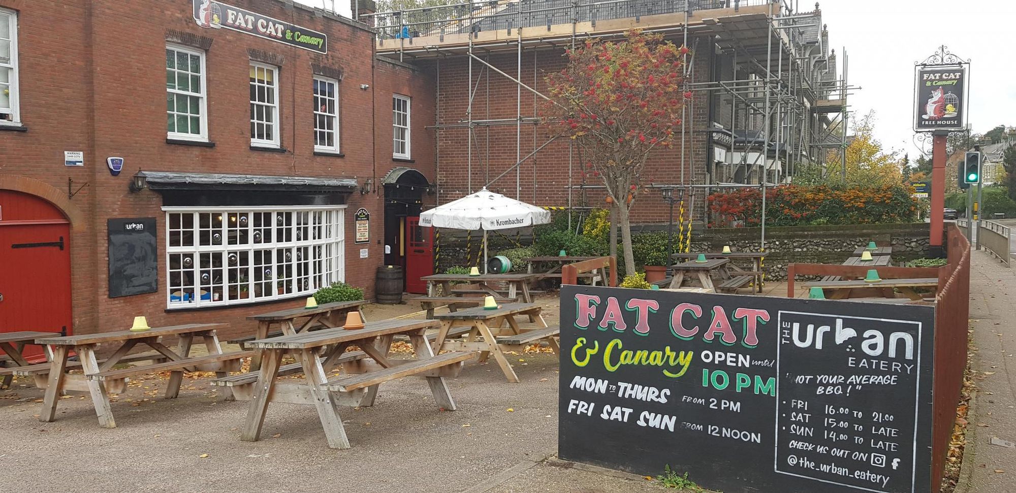 Fat Cat & Canary at Norwich. (Pub, External, Key). Published on 01-10-2020