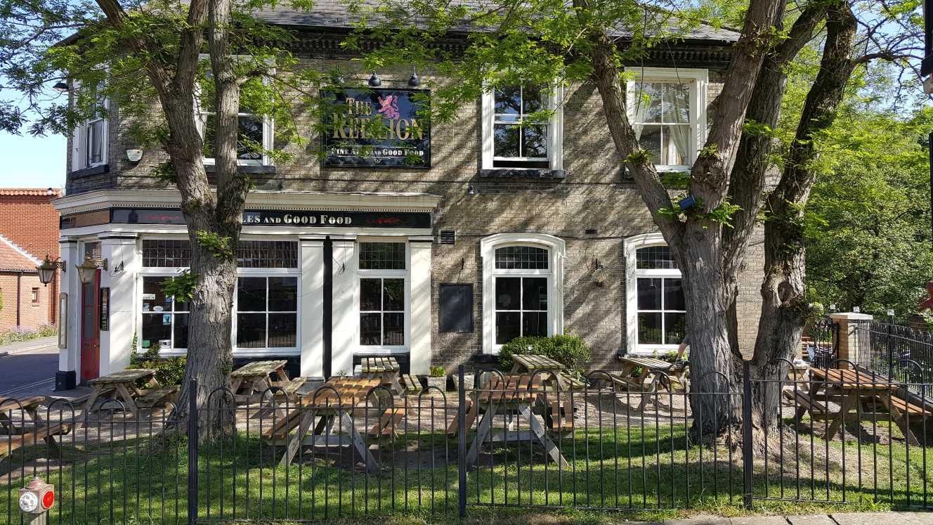 Red Lion (Bishopgate), Norwich in 2018. (Pub, Brewery, External). Published on 01-08-2018