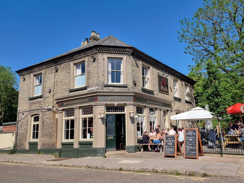 Red Lion (Bishopgate), Norwich. (Pub, External, Key). Published on 01-05-2024 