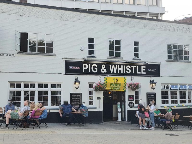 Pig & Whistle, Norwich. (Pub, External, Key). Published on 01-08-2021
