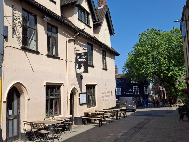 Belgian Monk, Norwich. (Pub, External, Key). Published on 01-06-2025