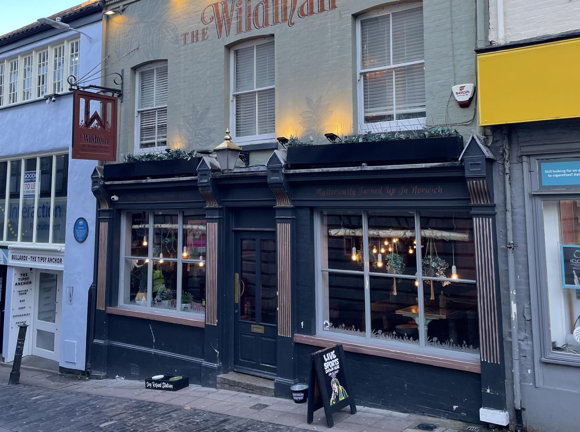 Wildman in Norwich. (Pub, External, Key). Published on 01-12-2025