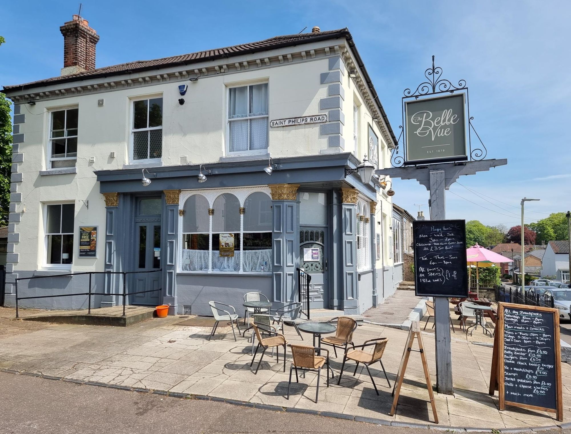 Belle Vue, Norwich. (Pub, External). Published on 01-05-2024