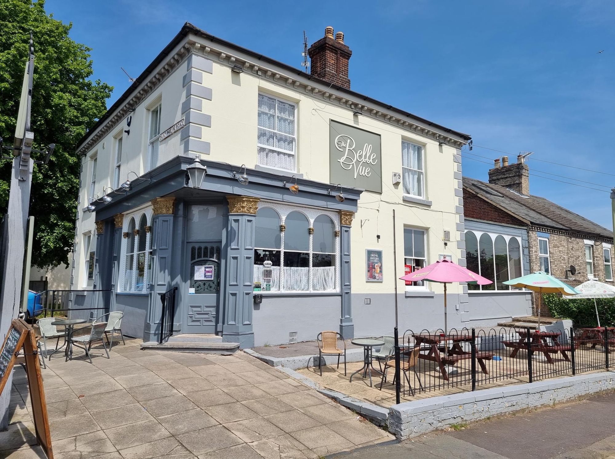 Belle Vue, Norwich. (Pub, External, Key). Published on 01-05-2024