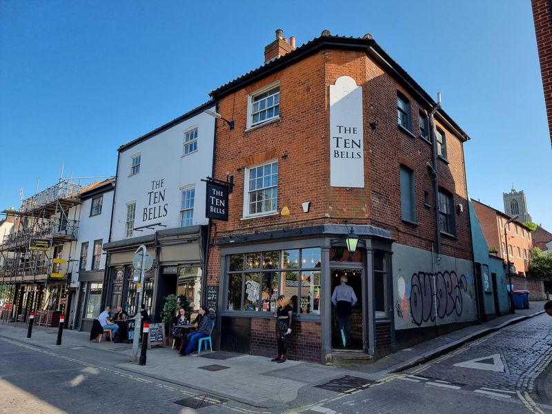 Ten Bells, St Benedicts St, Norwich, 202. (Pub, External, Key). Published on 01-06-2023