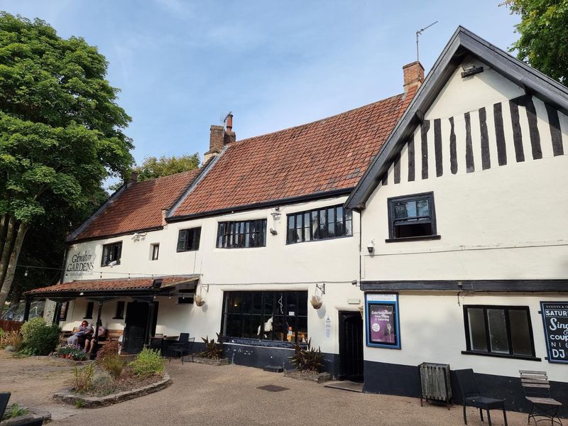 Gibraltar Gardens, Norwich. (Pub, External, Key). Published on 01-08-2022