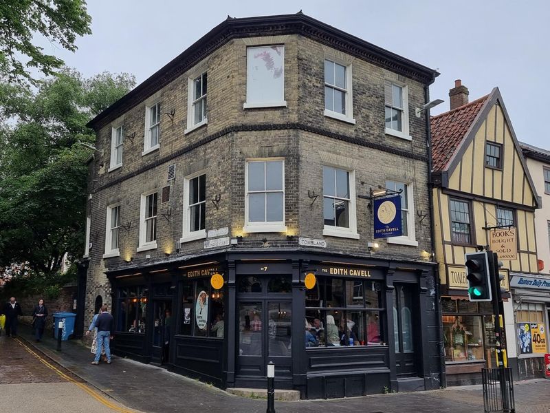 Edith Cavell, Norwich. (Pub, External, Key). Published on 01-05-2024