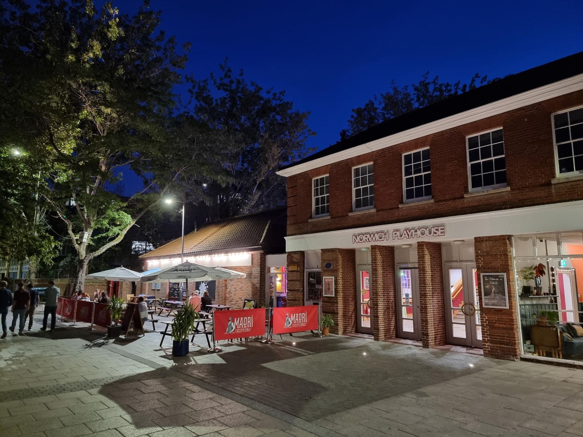 Playhouse, Norwich - at night. (Pub, External). Published on 01-08-2022