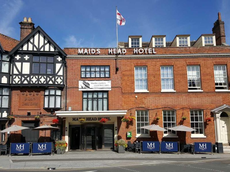 Maids Head Hotel. (Pub, External, Key). Published on 01-08-2018 