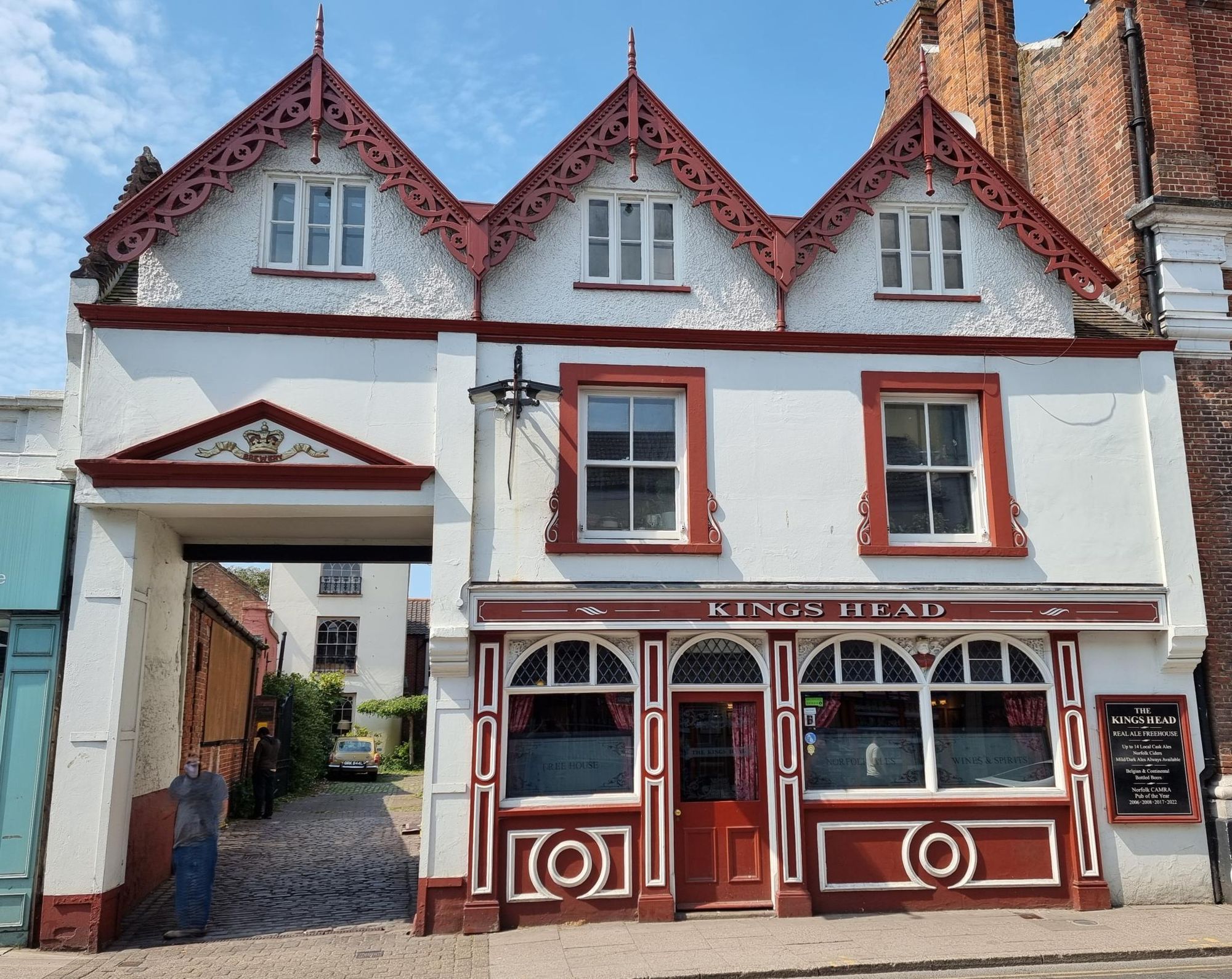 Kings Head, Norwich. (Pub, External, Key). Published on 01-05-2025