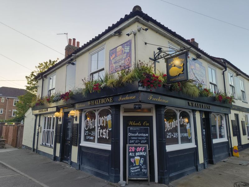 Whalebone, Norwich. (Pub, External, Key). Published on 01-09-2025