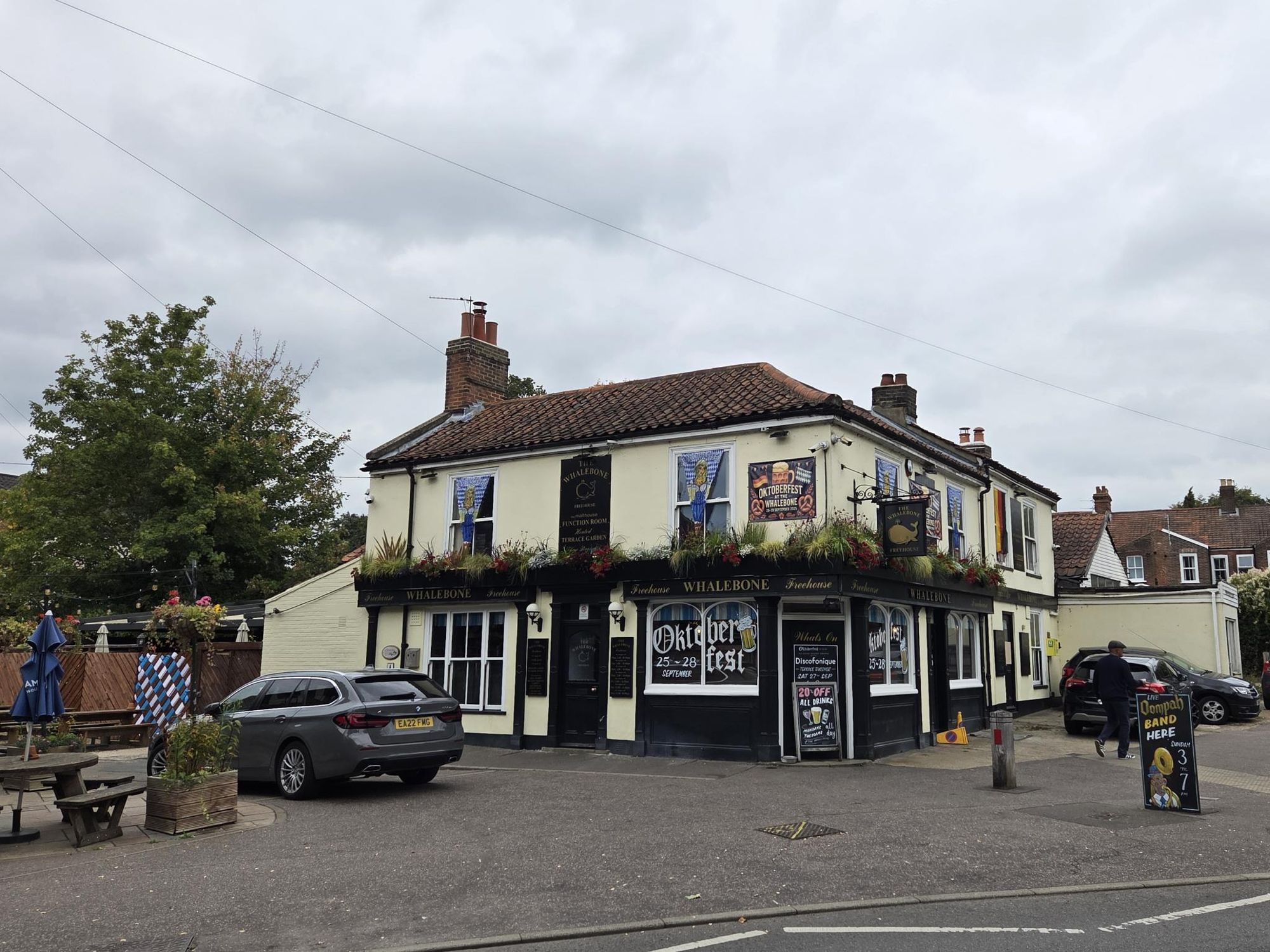 Whalebone, Norwich. (Pub, External, Key). Published on 01-09-2025