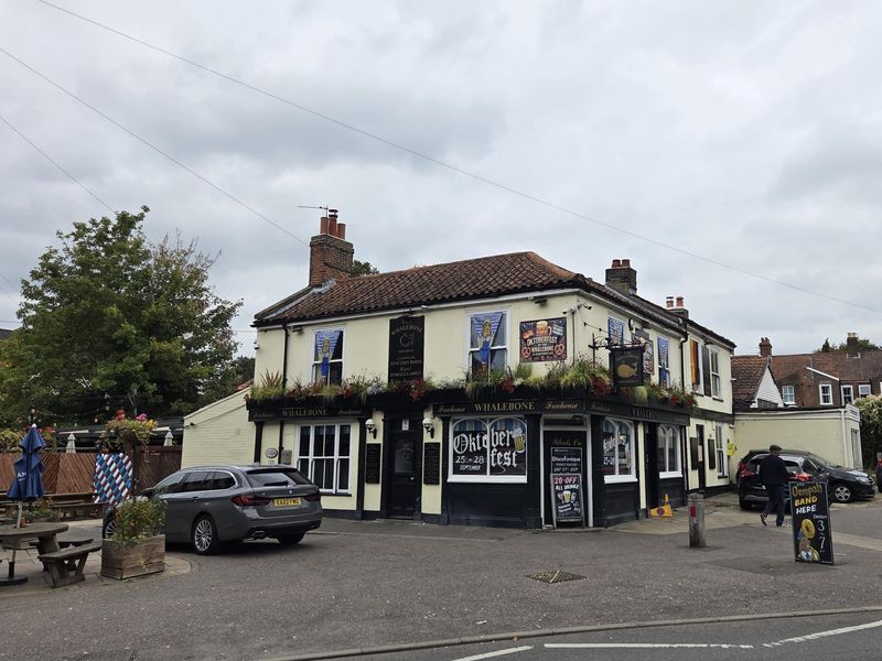Whalebone, Norwich. (Pub, External, Key). Published on 01-09-2025