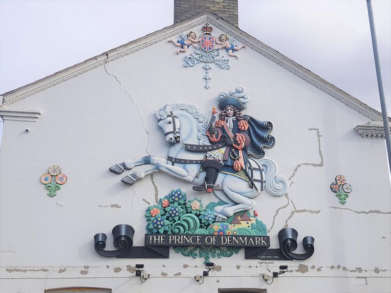 Prince of Denmark, Norwich. (External, Sign). Published on 01-09-2021 