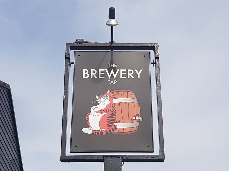 Brewery Tap, Norwich. (Sign). Published on 01-09-2021