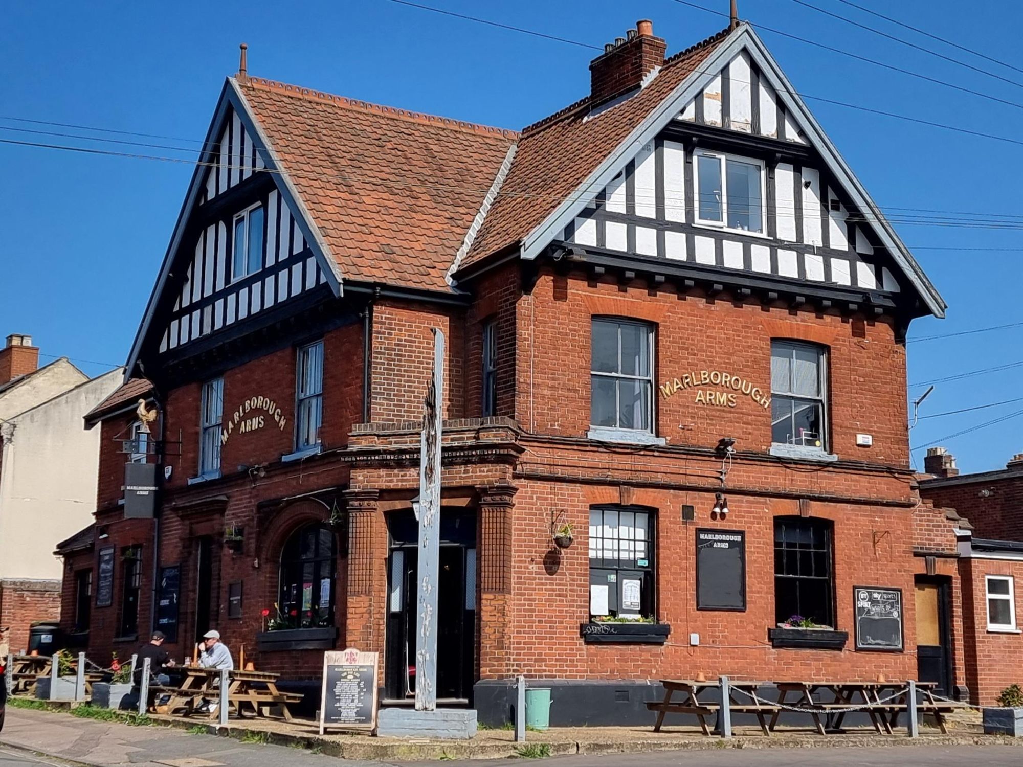 Marlborough Arms, Norwich. (Pub, External, Key). Published on 01-04-2025
