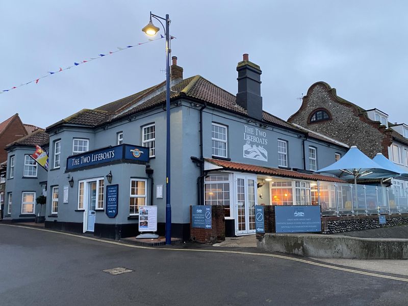 Two Lifeboats at Sheringham. (Pub, External, Key). Published on 01-12-2024