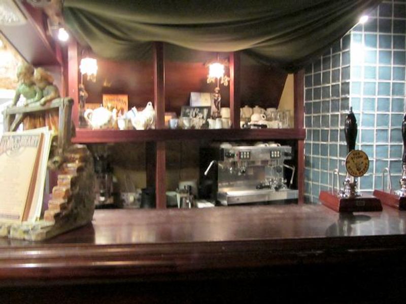 Bar for cider, downstairs next to dining area. (Pub, Bar, Restaurant). Published on 25-03-2014