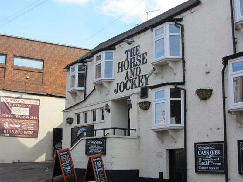 With CAMRA sign in background. (Pub, External). Published on 25-03-2014