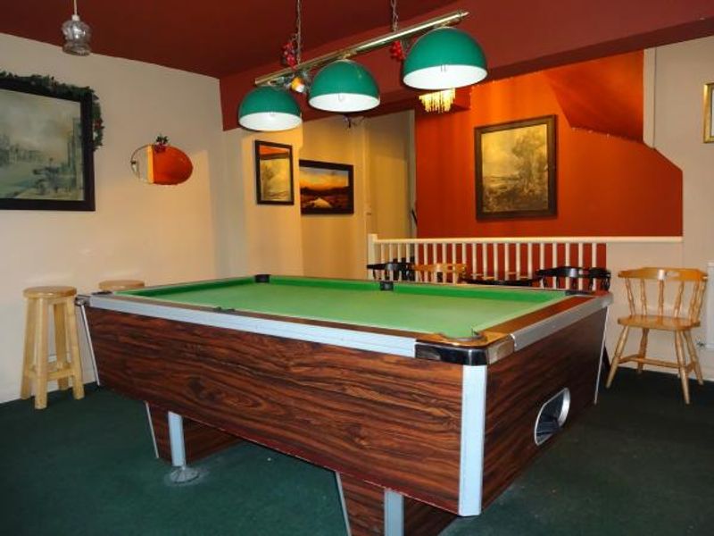 Upstairs pool table area December 2015. Published on 22-12-2015