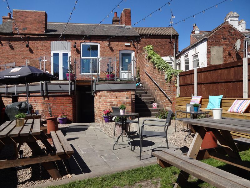 Garden area at rear of pub June 2018. (Pub, External, Garden). Published on 25-06-2018