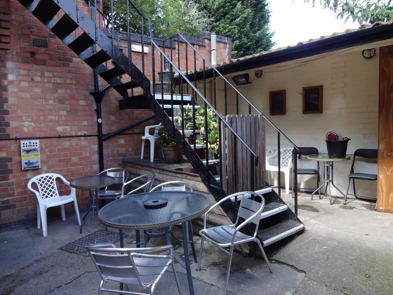 Rear smoking area June 2017. Published on 02-07-2017