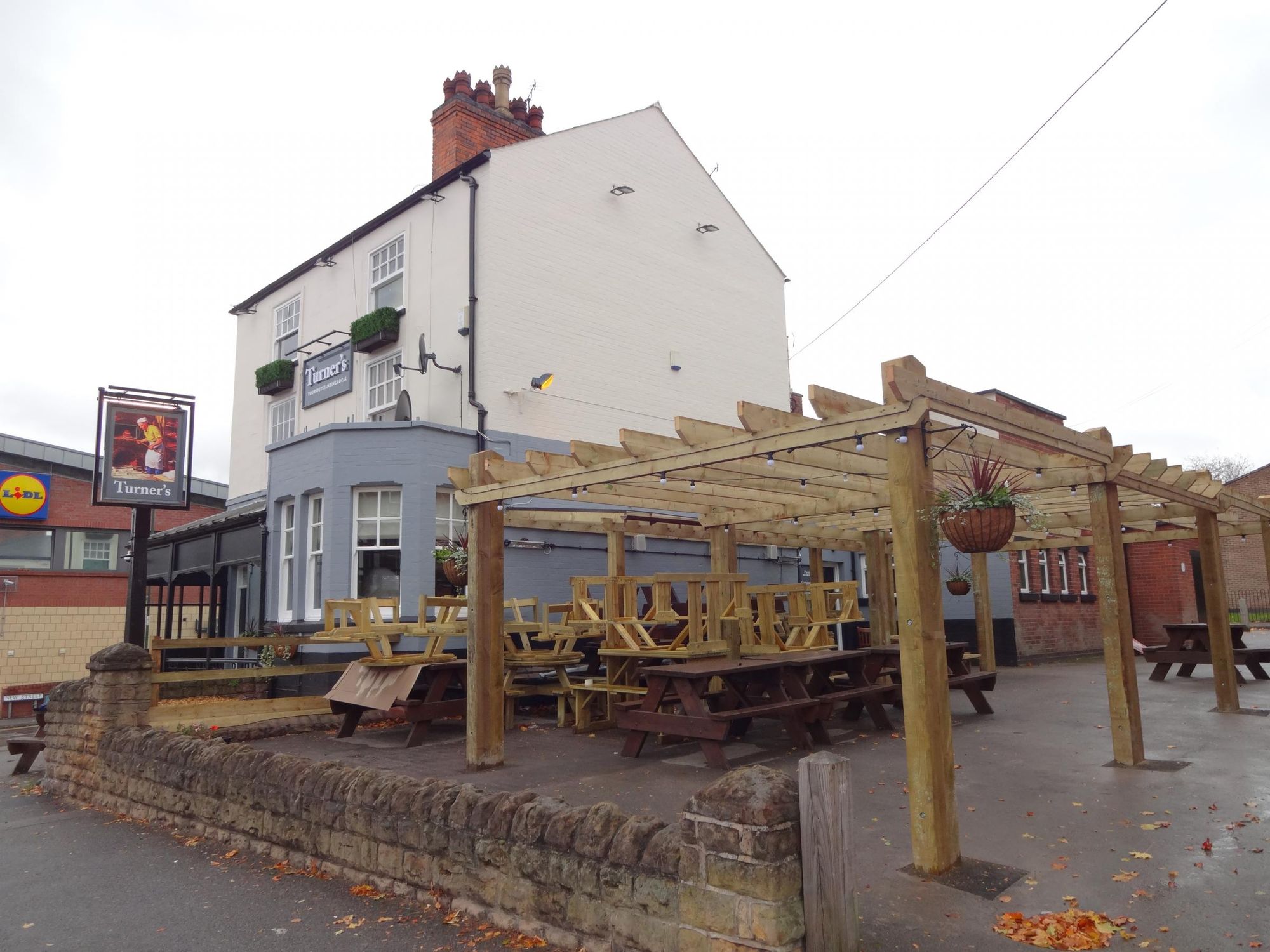 Right side and patio area November 2019. (Pub, External, Garden). Published on 17-03-2019